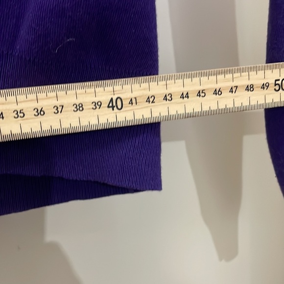 RALPH Lauren - Classic Dark Academia V-Neck 100% Pima Cotton - Purple - Medium - Picture 10 of 10